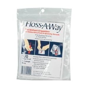 Floss-A-Way-Package-of-100-and-3-Inch-Ring