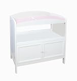 Delta Children's Products European Style Changing Table with Drawers in White