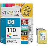 HP 110 Tri-colour Inkjet Print Cartridge with Vivera Inks