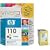 HP 110 Tri-colour Inkjet Print Cartridge with Vivera Inks