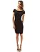 PattyBoutik Women's Boat Neck Crochet Inset Knit Dress