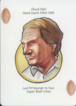 Chuck Noll - Oddball Pittsburgh Steelers Playing Card