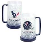 SAVE $4 - Houston Texans 16 Ounce Crystal Freezer Mug $11.99