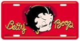 Betty Boop License Plate RED