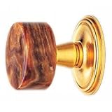 Phylrich 114181_024 - Door Hardware Door Knob and Rose Only, Brown Onyx Handle