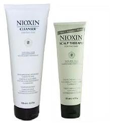 Nioxin System 2 Cleaner (8.5 Oz) and Scalp Therapy (8.5 Oz) Duo Set