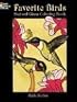 Favorite Birds Stained Glass Coloring Book (Dover Pictorial Archives)