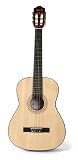 Product details for BeBoP 3/4 Size Nylon String Student Guitar Package - Natural Gloss w/Tuner & All You Need is Love CD