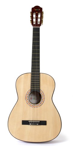 MusicalInstruments: BeBoP 3/4 Size Nylon String Student Guitar Package Natural Gloss w/Tuner & All You Need is Love CD