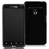 High Gloss Flexible TPU Cover Skin Phone Case For LG VS910 / Revolution - B ....