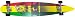 Krown Rasta City Surf Longboard Skateboard