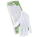 Spa Sister White Cotton Overnight Moisture Gloves