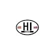Hawaii Oval Decal