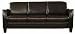 Homelegance Faux Leather Contemporary Sofa, Dark Brown