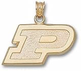 LogoArt Purdue Boilermakers 10K Gold 'Motion P' Pendant