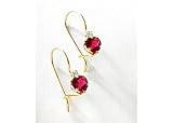 10KT 5MM Created Ruy Heart Cubic Zirconia 10KT GOLD