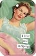I love not camping Keychain by anne taintor