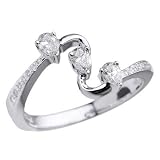 31YBu6RlcrL. SL160  Pear Shape Three Stone Diamond Ring