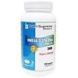 Kosher Omega 3 Epa/dha Fish Oil 3000 Mg Kosher Highest Epa/dha 120 Vegagels Dietary Supplement