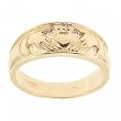 Heart and Hands Yellow Gold Claddagh Ring-Irish Jewelry