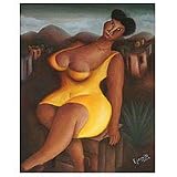 NOVICA Cubist Painting - 'Brazilian Scene' (2004)