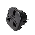 STECKDOSENADAPTER ADAPTER von UK ENGLAND auf deutsche Steckdose 220V