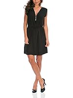 LA FILLE DU COUTURIER Vestido Adele (Negro mate)