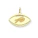 14K Buffalo Bills Large Cut-Out Team Logo Football Charm
