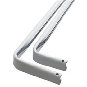  Levolor Kirsch A7004213278 Heavy Duty Double Curtain Rod, 84 to 120-Inch Width, White