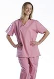 Unisex Solid Scrub Set - 2 Pockets