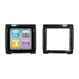 EMPIRE Black Cover Skin Poly Case for Apple iPod Nano 6 / 6th Generation