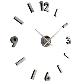 DO IT YOURSELF ALUMINUM WALL CLOCK