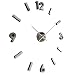 Adhesive Numbers Metal Wall Clock (DIY)