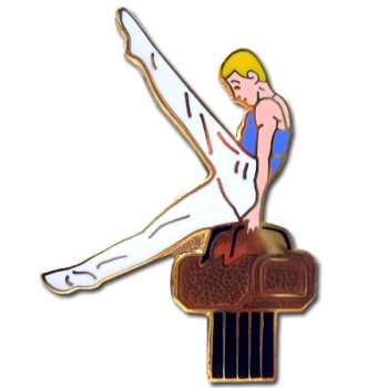 Buy Men's Pommel Horse Pin.