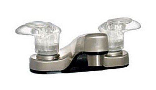 Deals For Rv Trailer Camper Two Handle Lavatory Faucet Brushed