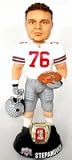 Ohio State Buckeyes Alex Stepanovich 10 Championship Ring White Forever Collectibles Bobble Head