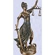 Goddess themis statue greek justice roman sculpture LRG large size (Digital Angel Decor)