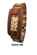 Tense Wood Watch Mens Solid Sandalwood Maple Hypo-Allergenic Watch G82221SM ANLF