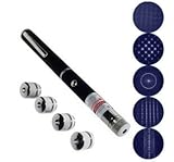 HitLight High Quality Blue/Violet Laser Pointer 5 in 1 (With 5 Patterns)