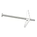 Wej-It TBM 3630 Steel Standard Wing Toggle Bolt, 3/16" Diameter, 3" Length (Pack of 50)