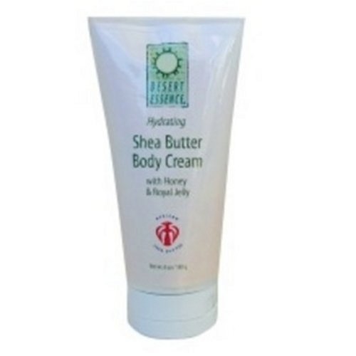 Desert Essence Shea Butter Body Cream, 6-Ounce, 0.5 Bottle