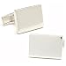 Engravable Sterling Silver Infinity Edge Rectangular Cufflinks