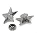 Housweety 50 Sets Silver Tone Star Spike Rivet Studs Spots 16mmx15mm(5/8