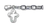 Sterling Silver 10 inch Solid Polished Fancy CrossAnklet - 10 inch
