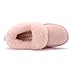 Sheep Touch Women's Balm Twin-Faced Sheepskin Closed-Back Slippers Pink