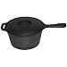 Cajun Cookware Seasoned Cast Iron Sauce Pot W/Handle 2 Qt.