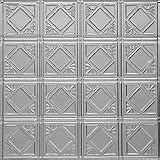 2' x 2' TIN CEILING PANEL DIAMONDBACK LAY IN-WHITE