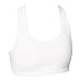 White Sports Bra, cotton spandex jersey cotton, imprintable, 4 adult sizes