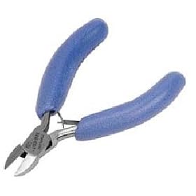 Tec-Cut Diagonal Cutter, Oval, Semi Flush, ESD, 4 1 4 OAL by
