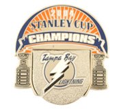 Buy Hockey Pin - 2004 Stanley Cup Tampa Bay Lightning Champions Pin by Star Struck